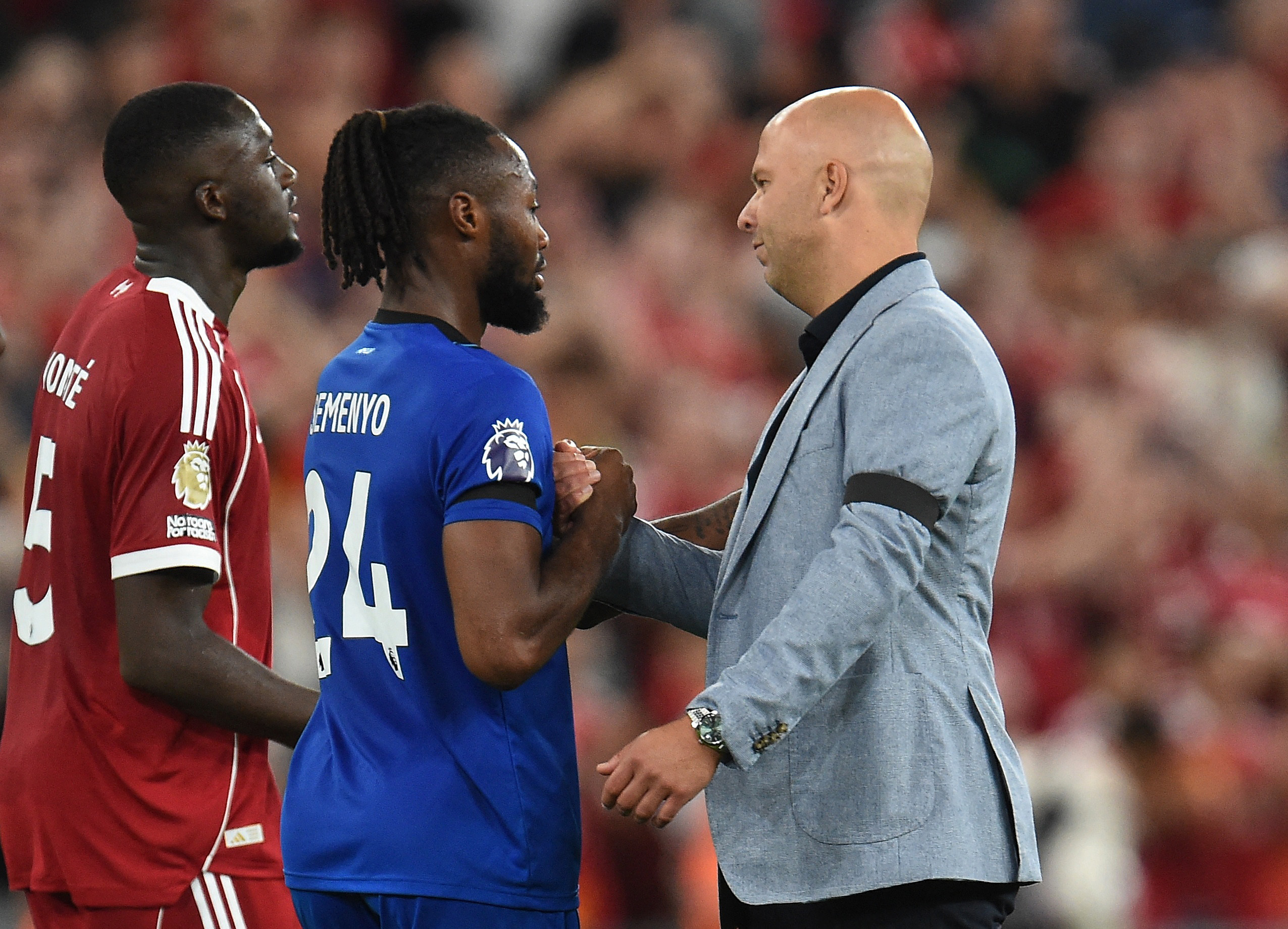 image Semenyo thankful for support after reporting racist abuse at Anfield