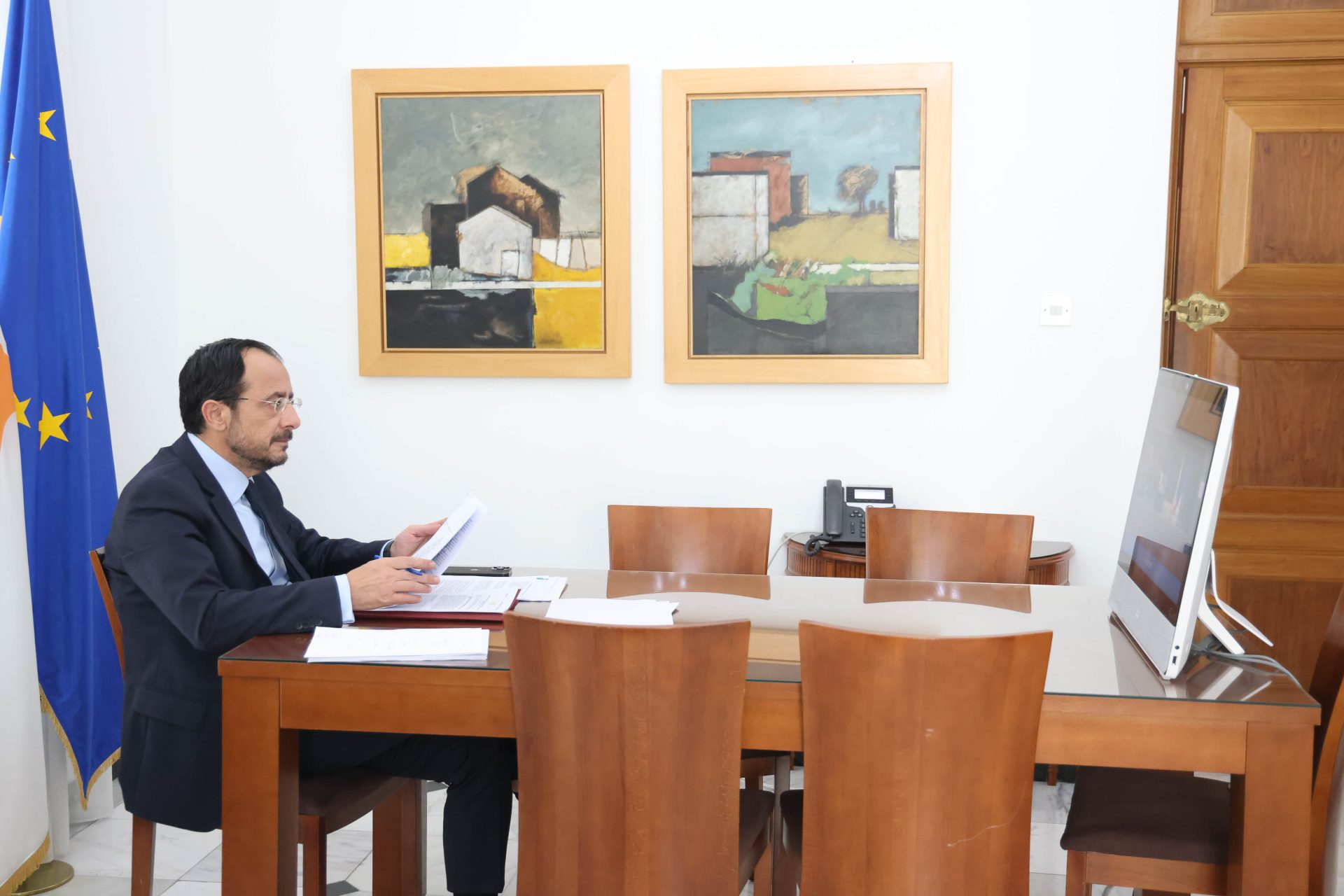 image Christodoulides joins leaders’ talks on Ukraine