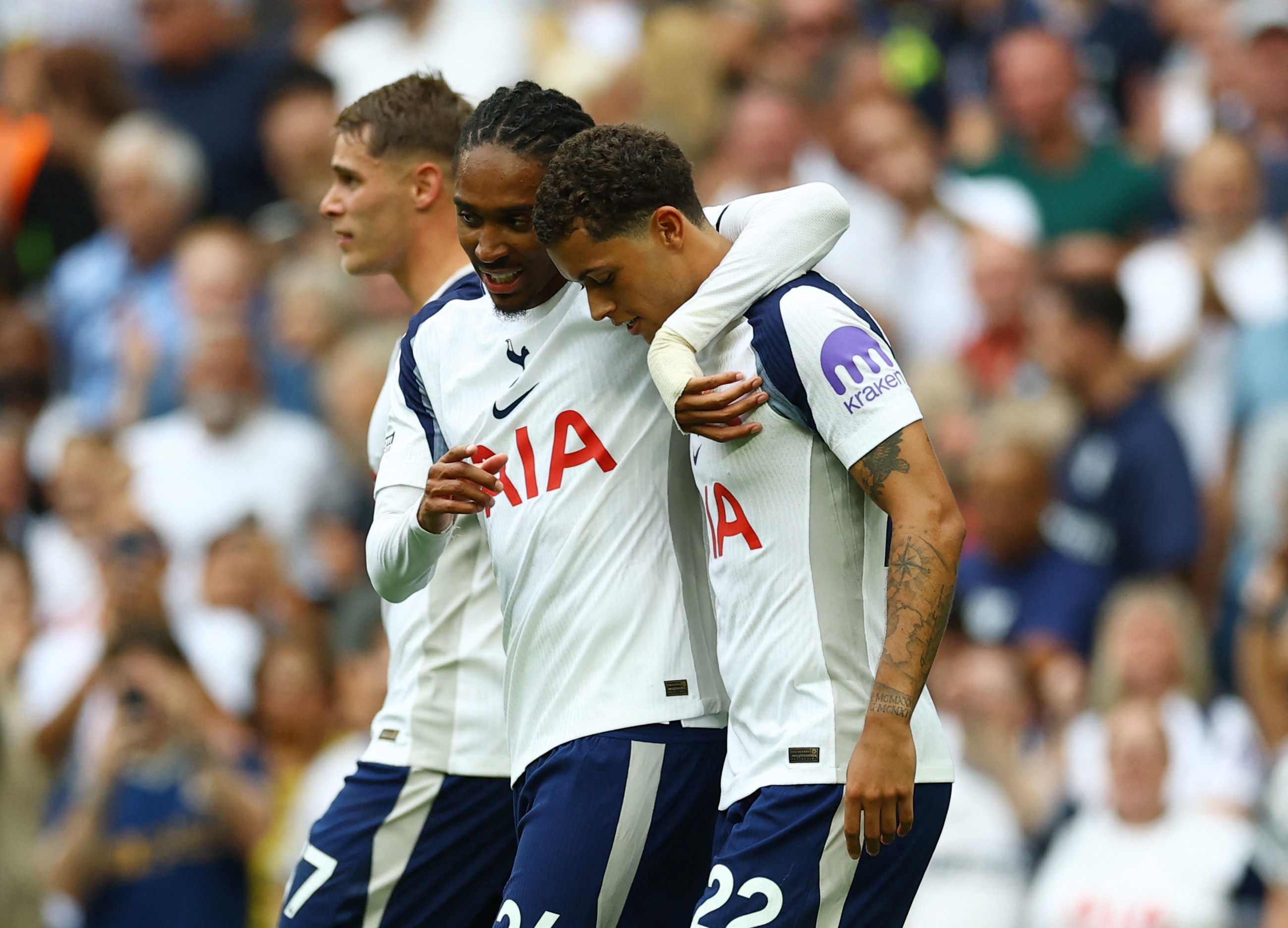 image Richarlison double helps Spurs thrash promoted Burnley 3-0